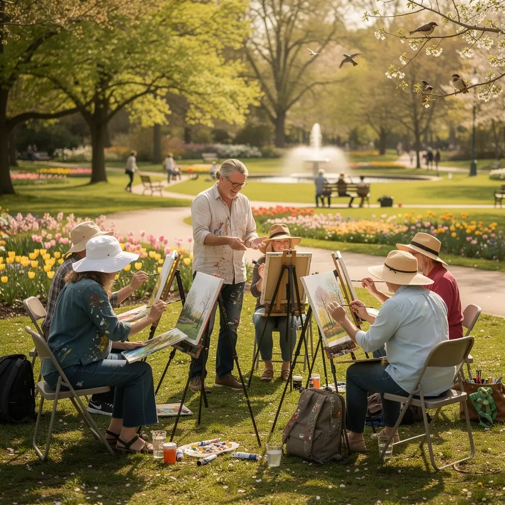 Modern office environment